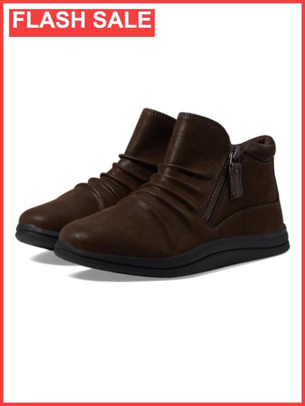 Clarks Cloudsteppers Breeze Range Faux Leather Chukka Ankle Boot